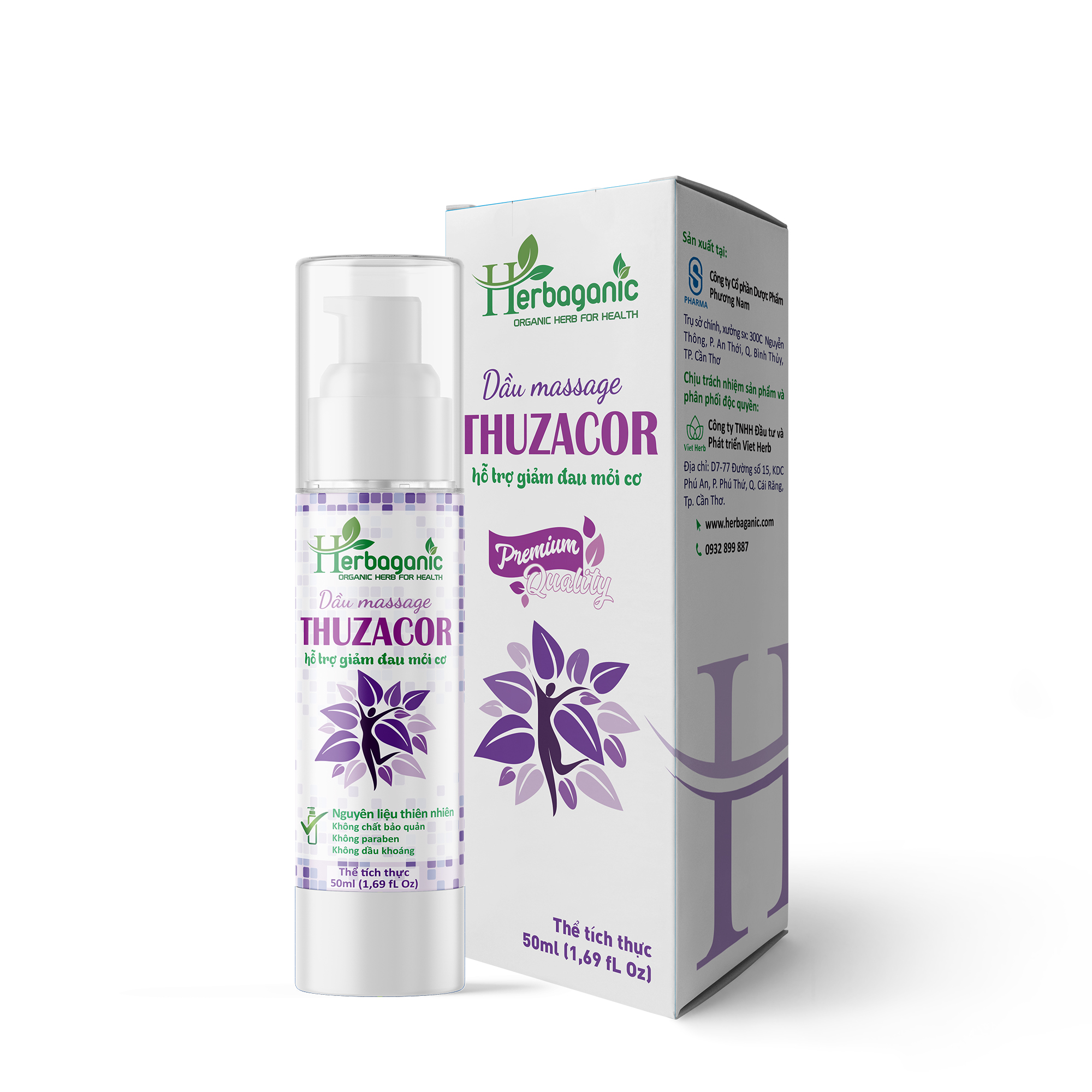 Thuzacor - Dầu massage cho mẹ bầu